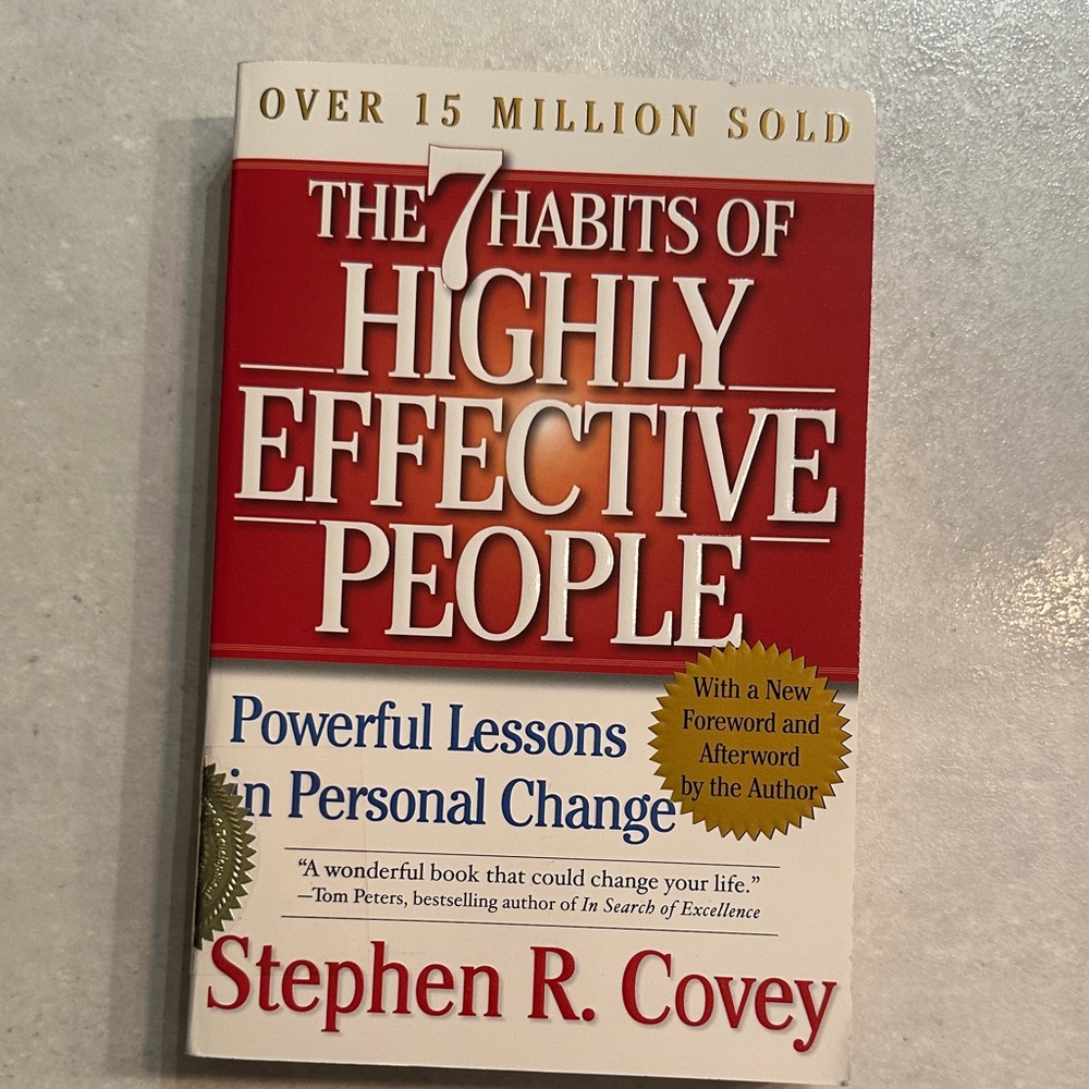 The 7 Habits of Highly Effective People Book by Stephen R. Covey -